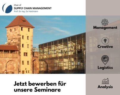 Zum Artikel "Bewerbungsfrist verlängert: Logistik Consulting und Supply Chain Management Research Seminar"